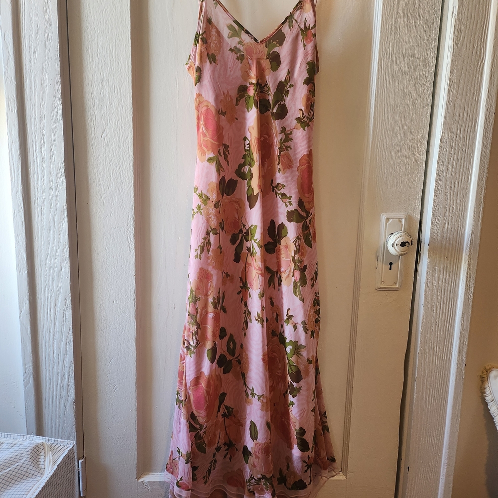 Betsey Johnson Vintage Tori Rose Slip Dress - Picture 8 of 9